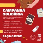 Campanha da Ufal arrecada donativos para assentamento em Maceió