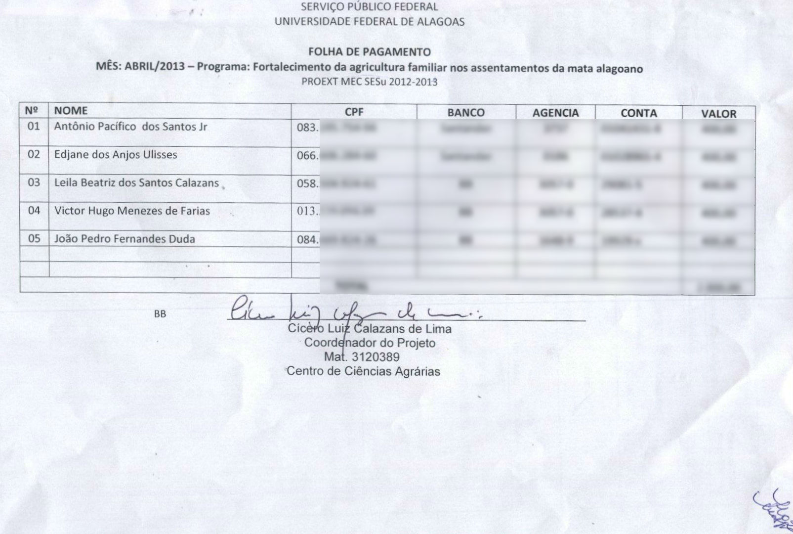 Folha - UG 5081