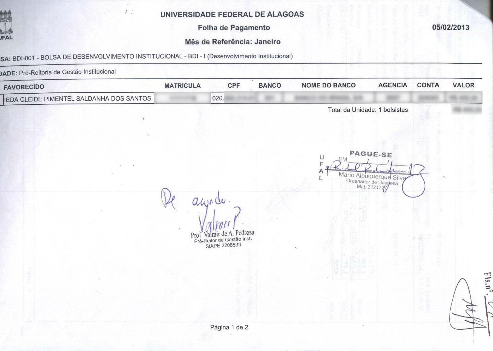 Folha - BDI 001 - PROGINST