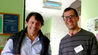 Marcelo Viana e Krerley Oliveira, que atualmente desenvolve pesquisa na Universidade de Paris