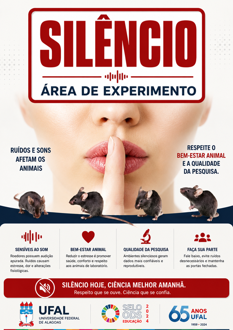Silêncio Área de Animais